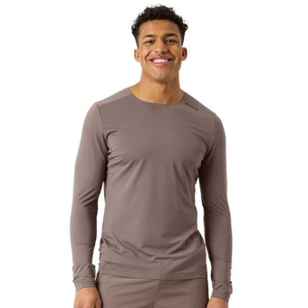 Мужская теннисная футболка с длинным рукавом Björn Borg Feather Long Sleeve - falcon