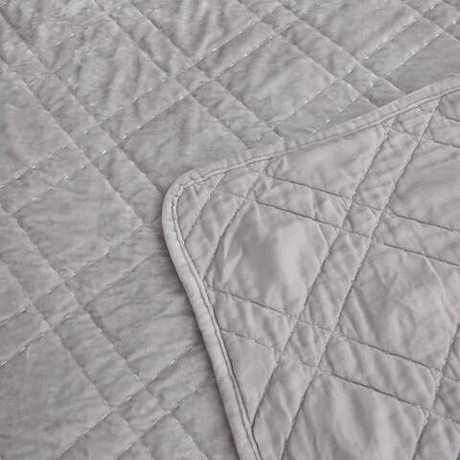 Покрывало 160х220 и наволочка 50х70 Sofi De MarkO Селена Серебро