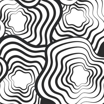 Абстрактный черно-белый узор