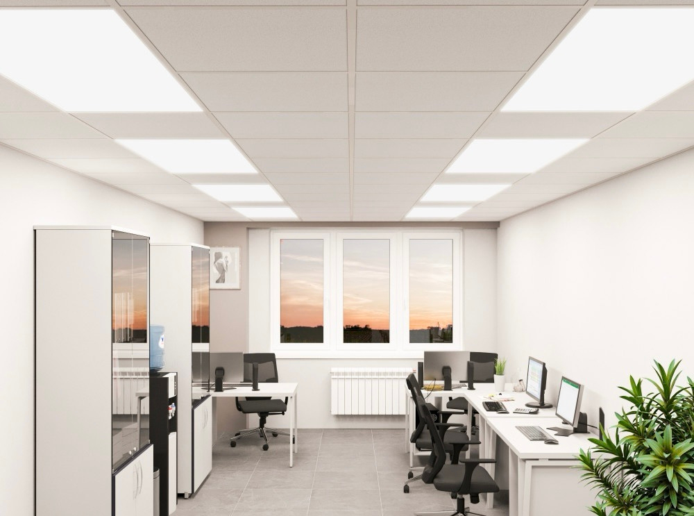 Светильник LED ДВО 70Вт 4000К 9000Лм IP54 призма 1195х595х40мм DARKLUM