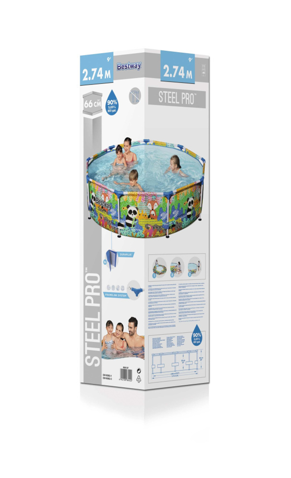 Каркасный бассейн Bestway 274х66 см (5612F)