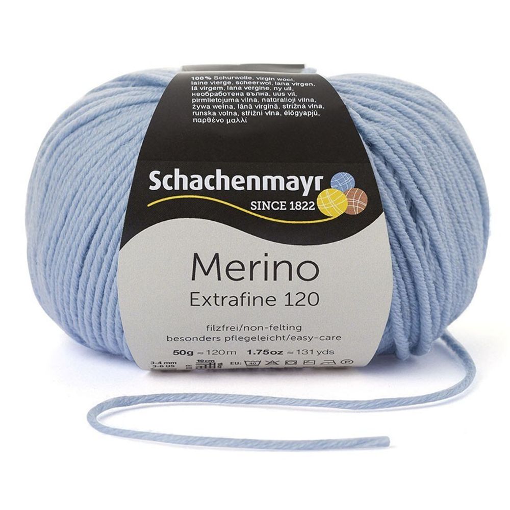 Пряжа Schachenmayr Merino Extrafine 120 (00152)