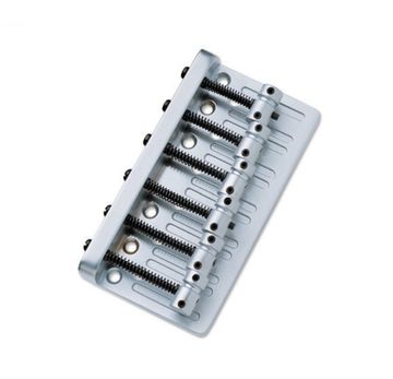 BB160-CR Бридж (струнодержатель) для 6-струнной бас-гитары, хром, Paxphil