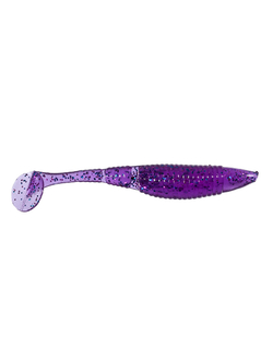 Приманка ZUB-WIBRA  90мм(3,5")-5шт, (цвет 610) фиолетовый с блестками