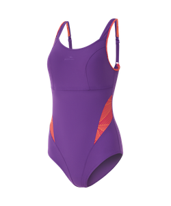 Купальник для плавания Line Purple, нейлон