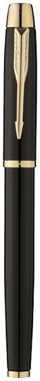 Ручка-роллер Parker IM Metal, T221, цвет: Black GT, стержень: Fblack  S0856360