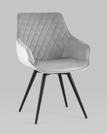 Стул вращающийся Сеул велюр светло-серый