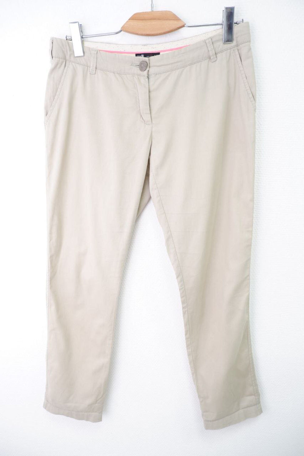 Брюки Oodji светлые 44 размер