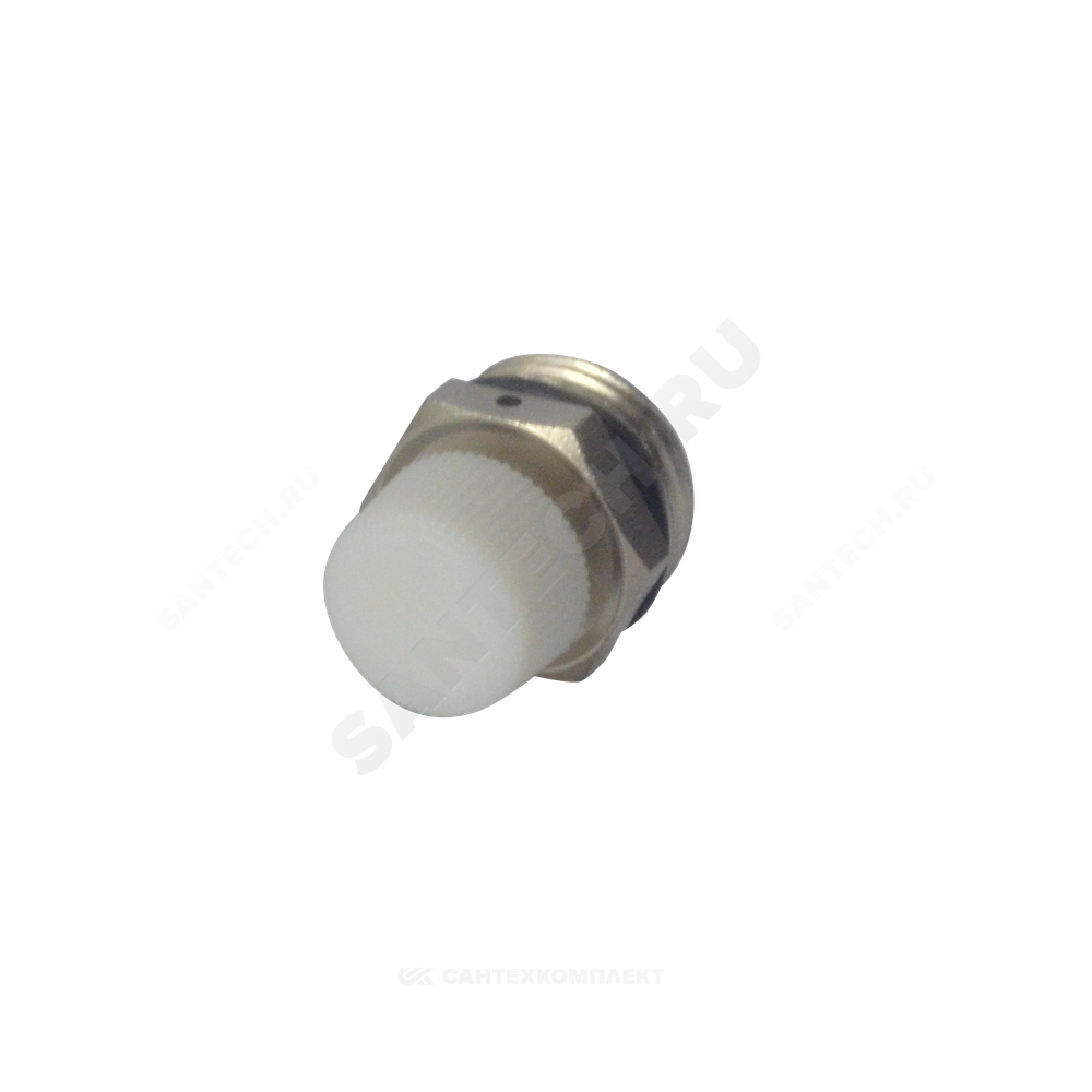 Кран Маевского ручной латунь Ду 15 Ру10 G1/2" НР с колпачком Ogint