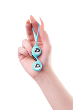 Голубые вагинальные шарики Futa (Цвет: голубой)