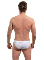 Мужские трусы-слипы с контрастной окантовкой (Размер: XXL) (Цвет: красный)