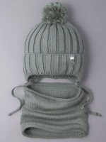 Шапка для девочек осенняя и снуд