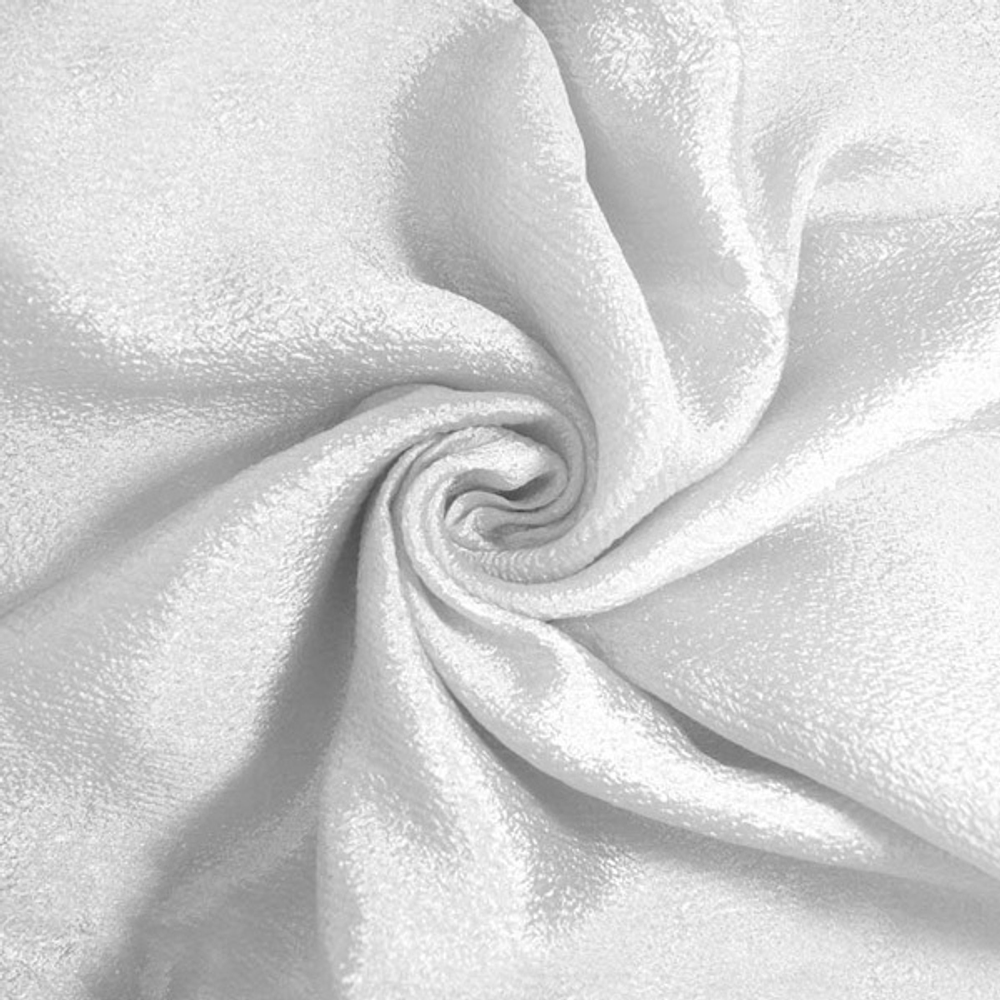 Органза креш, 43 г/м2, 150 см, белый