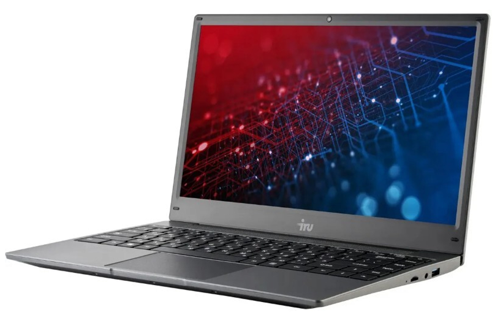 Ноутбук  iRu Калибр 14TLH 14.1 ", Core i5, 8 Гб RAM, 512 Гб SSD, Iris Xe Graphics, Серый