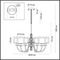 Подвесная люстра Odeon Light Classic Saga 5088/6