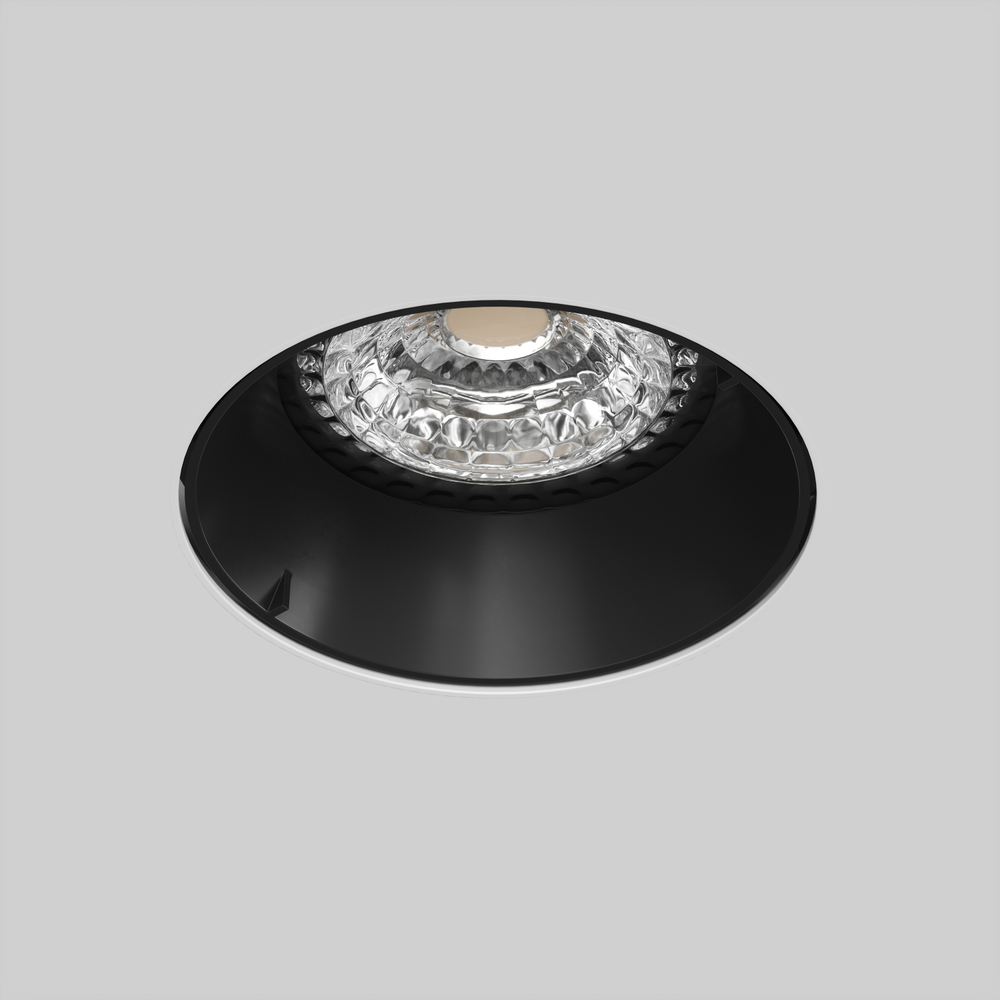 DK3055-BK Встраиваемый светильник, IP 20, 10 Вт, GU5.3, LED, черный, пластик