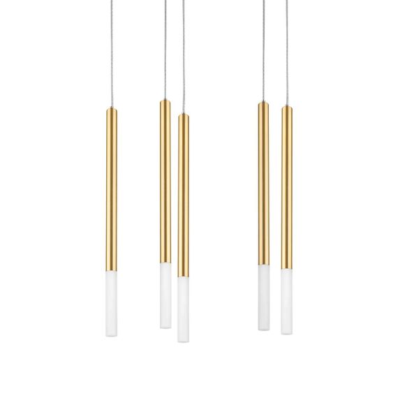 Комплект с подвесной люстрой Lightstar Tubo (574723+747143 (5шт) L5T747143