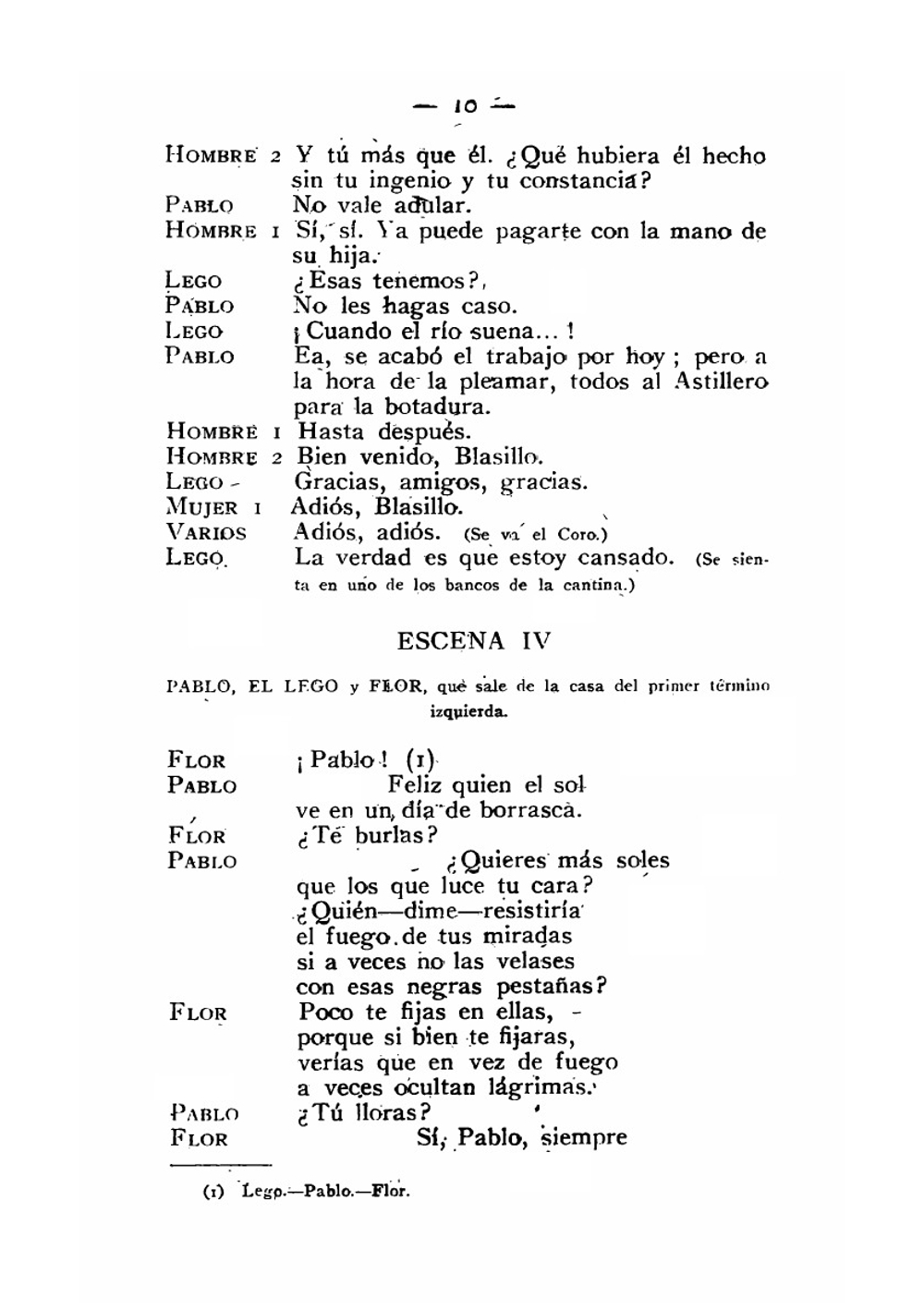 El lego de San Pablo. Zarzuela melodramática en tres actos, divididos en siete cuadros, en verso y prosa | Manuel Fernández Caballero