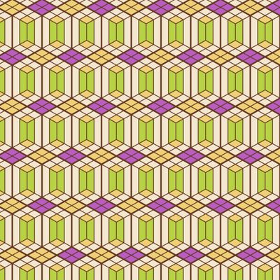 Витраж, геометрический цветной узор