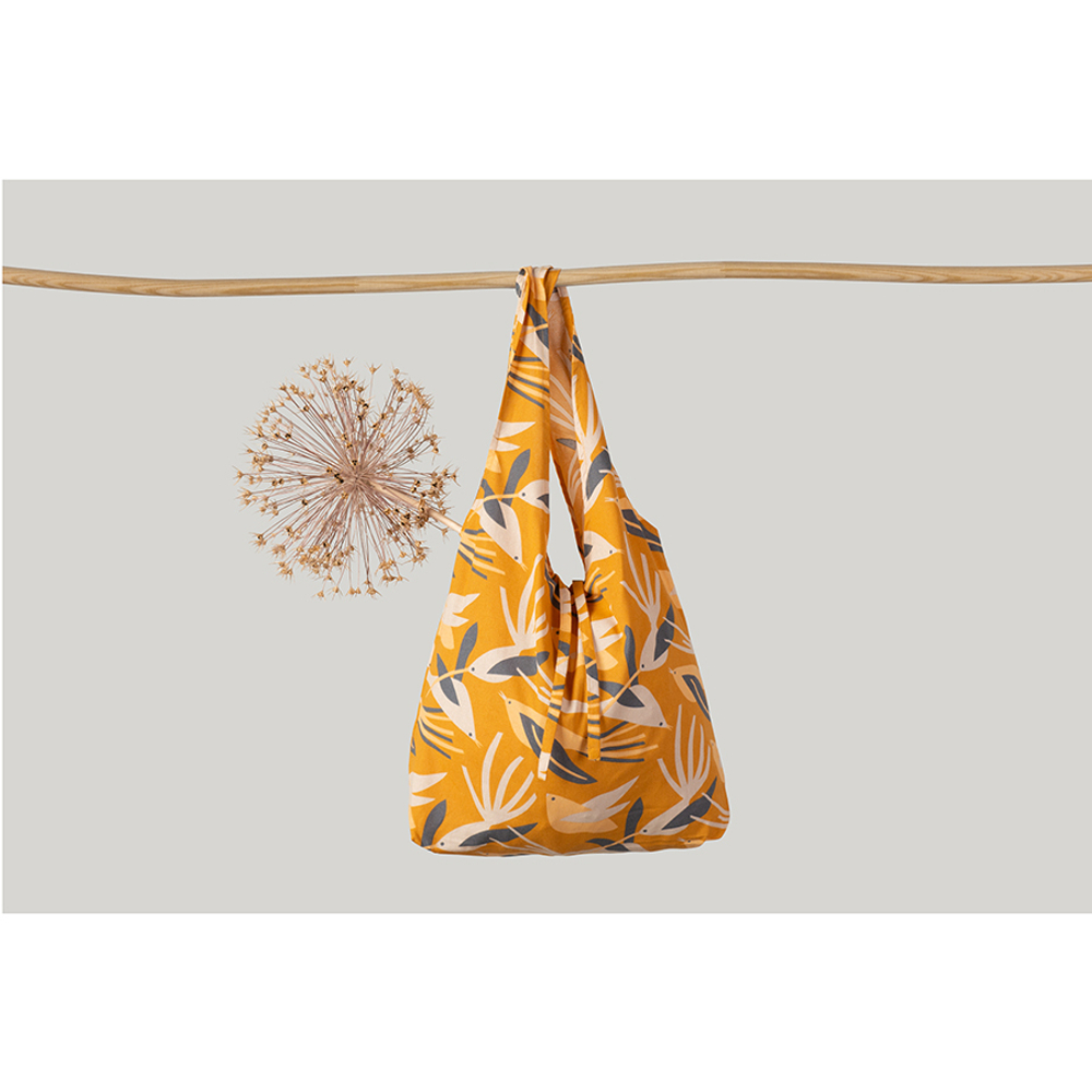 Сумка-авоська складная из хлопка с принтом birds of nile из коллекции wild