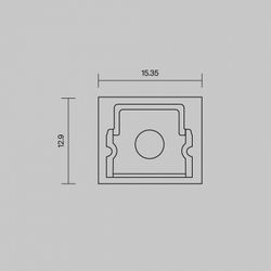 Заглушка для профиля Maytoni  642053