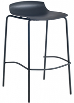 Табурет пластиковый барный Papatya X-Treme BSS Pro, антрацит