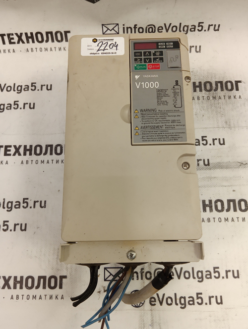 YASKAWA ELECTRIC CIMR-VC4A0018FAA б/у