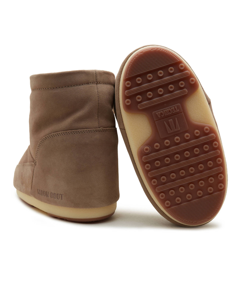 Кожаные угги mb icon low nolace suede Moon Boot - бежевый(14094000)