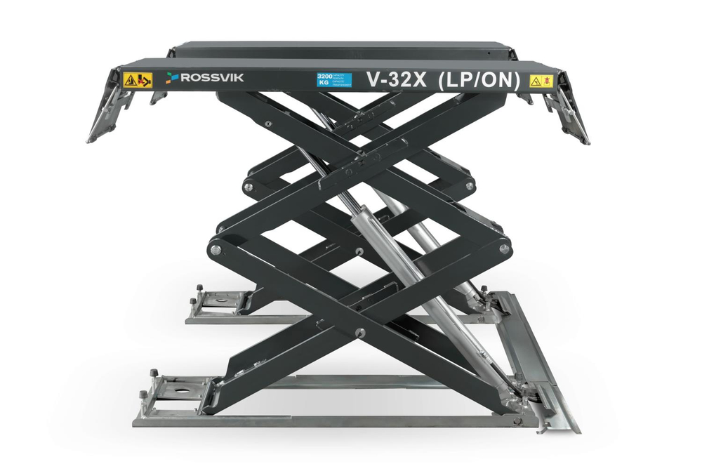 Автоподъемник ножничный ROSSVIK PRO V-32X (LP/ON) напольный г/п 3.2т, 380В RAL7040 Цвет серый