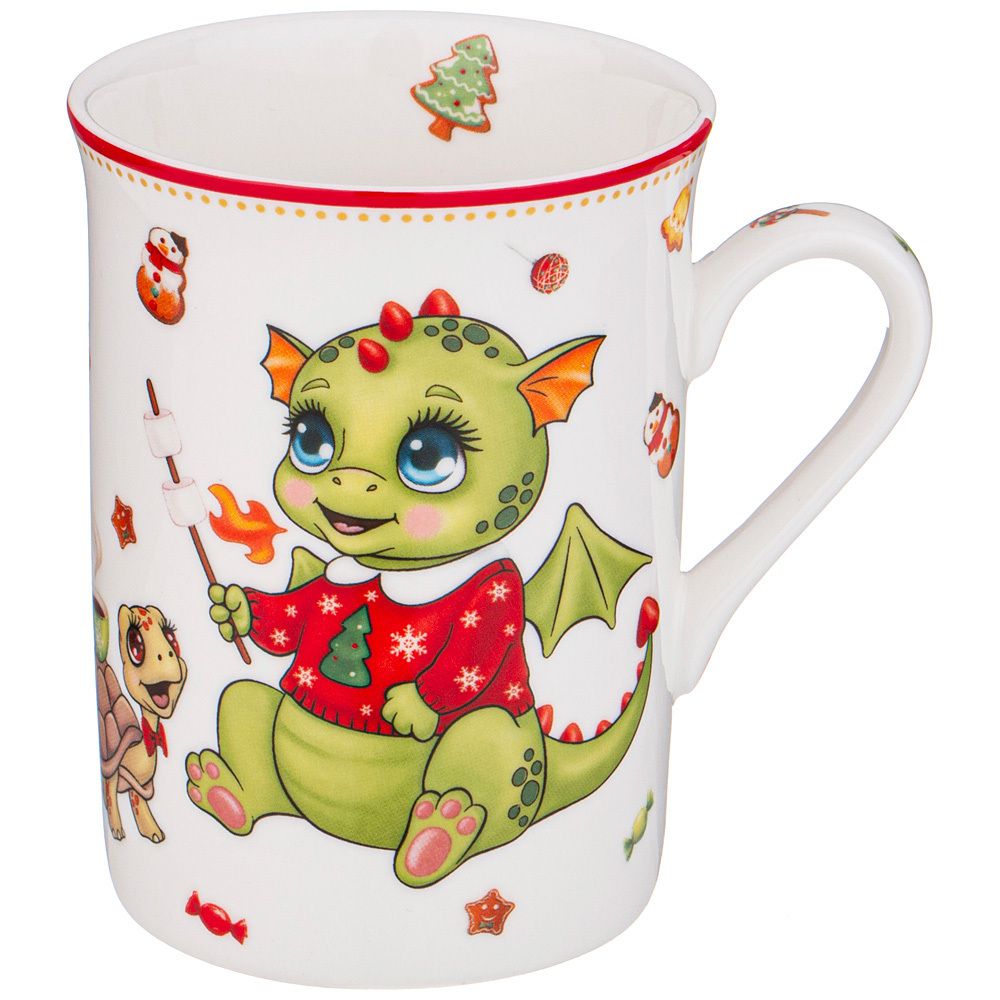 КРУЖКА LEFARD "С НОВЫМ ГОДОМ!" 300 МЛ (КОР=48ШТ.)