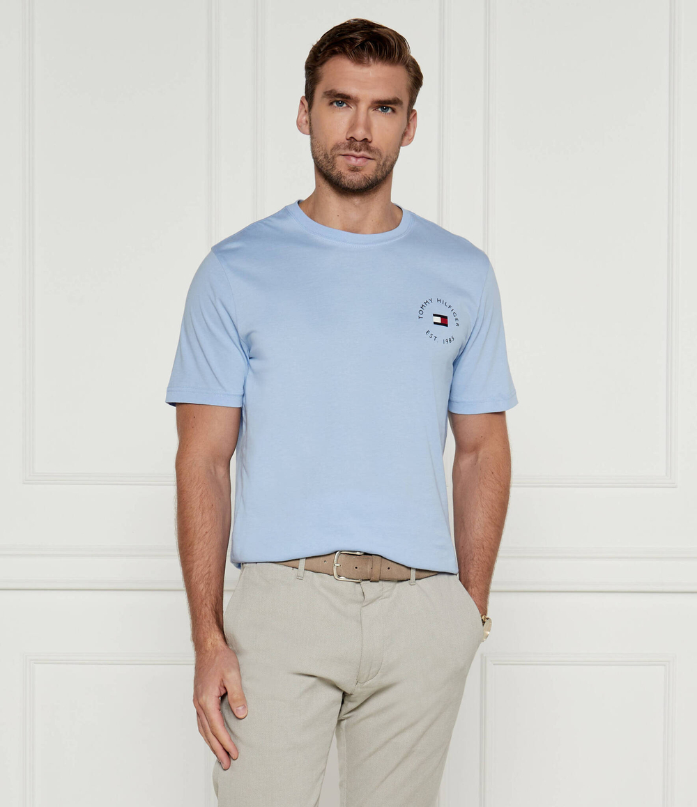 Футболка Tommy Hilfiger - голубой(MW0MW36482)