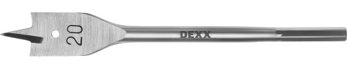 DEXX 20x152мм, сверло перовое по дереву, шестигранный хвостовик