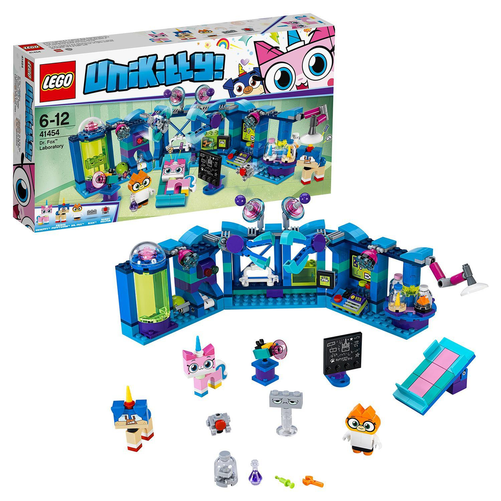 LEGO Unikitty: Лаборатория доктора Фокса 41454 — Dr. Fox Laboratory — Лего Юникитти