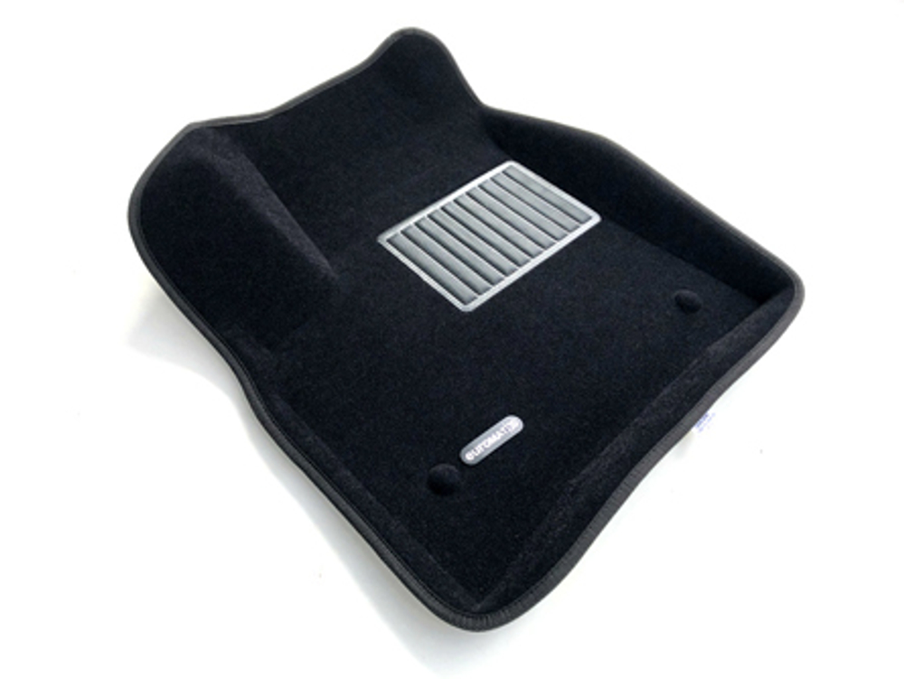 Коврики салона для VOLKSWAGEN Touareg (2002-2009)/PORSCHE Cayenne (2002-2009) Euromat 3D Business черные. Арт. EMC3D-004100