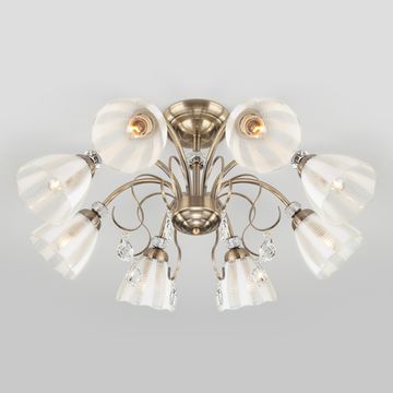 Люстра потолочная 30155/8 античная бронза Floranse Eurosvet