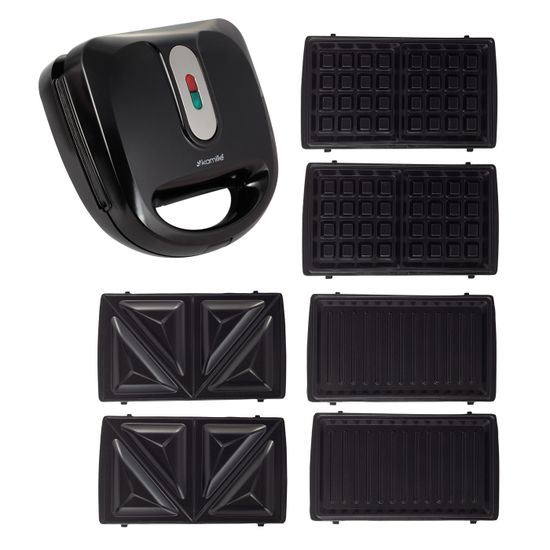 Электроприбор для выпечки и гриля Мультипекарь 5 в 1 Kamille KM 6723