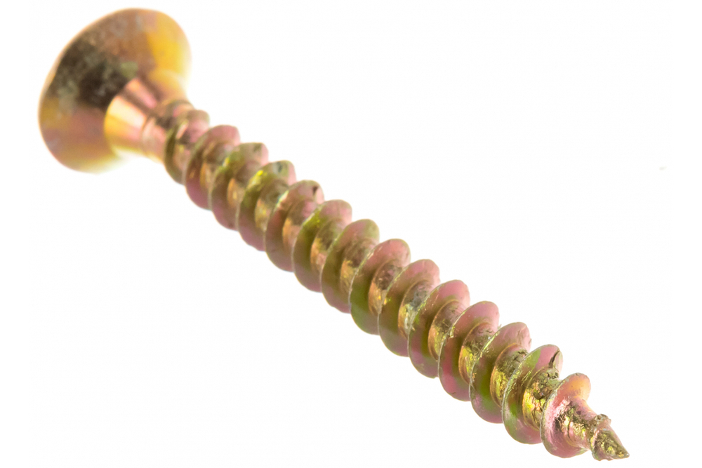 САМОРЕЗЫ СТРОЙБАТ УНИВЕРСАЛЬНЫЕ ЖЕЛТЫЕ 5,0Х40 10ШТ 1384