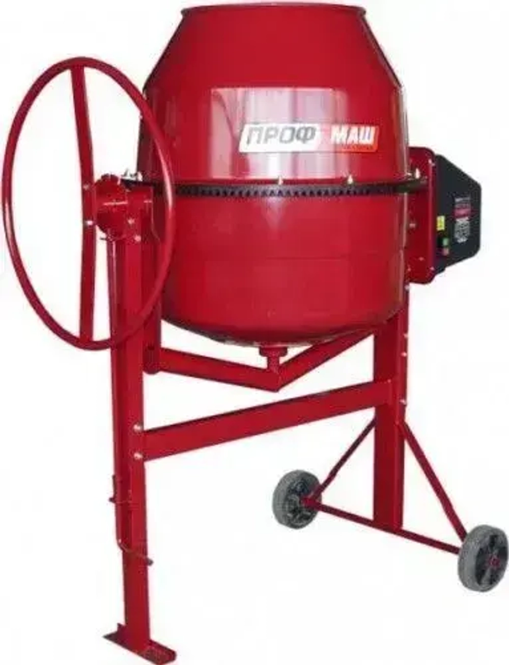 Бетономешалка/бетоносмеситель Профмаш Б200, объем 175 литров/полиамидный венец