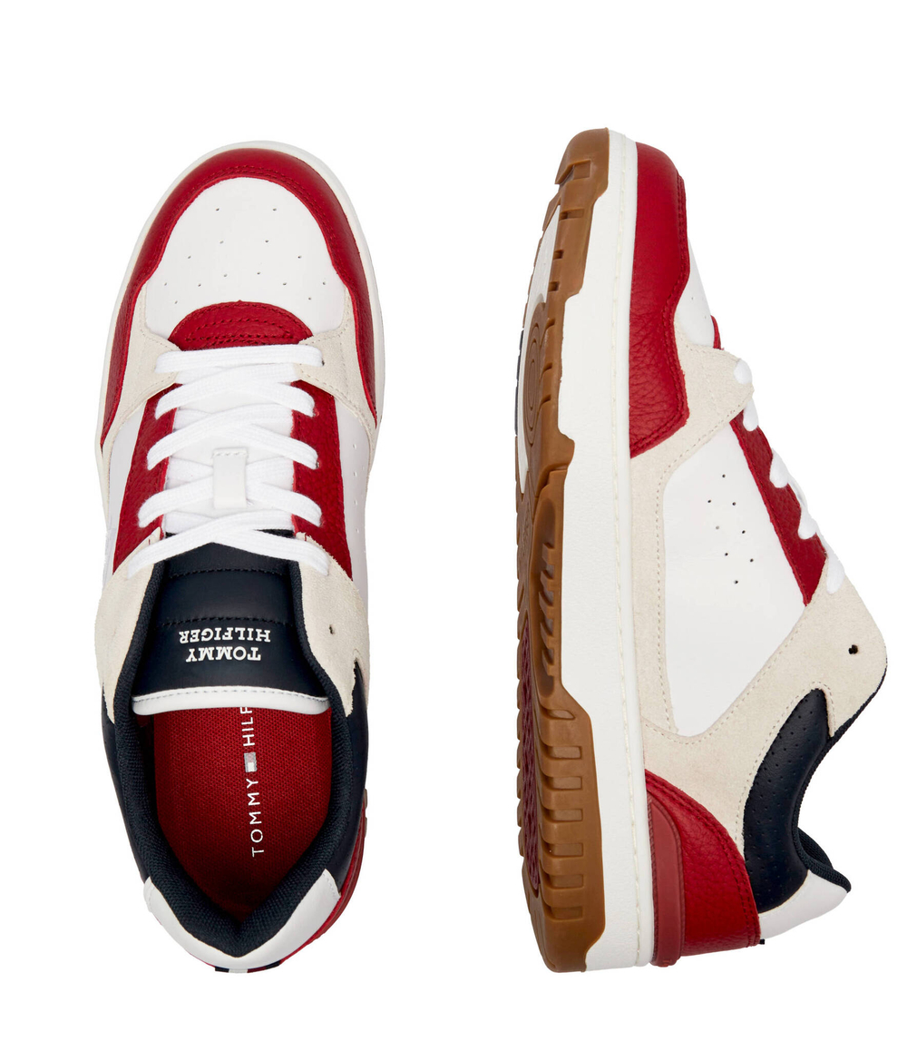 Кожаные кроссовки basket Tommy Hilfiger - красный(FM0FM05117)