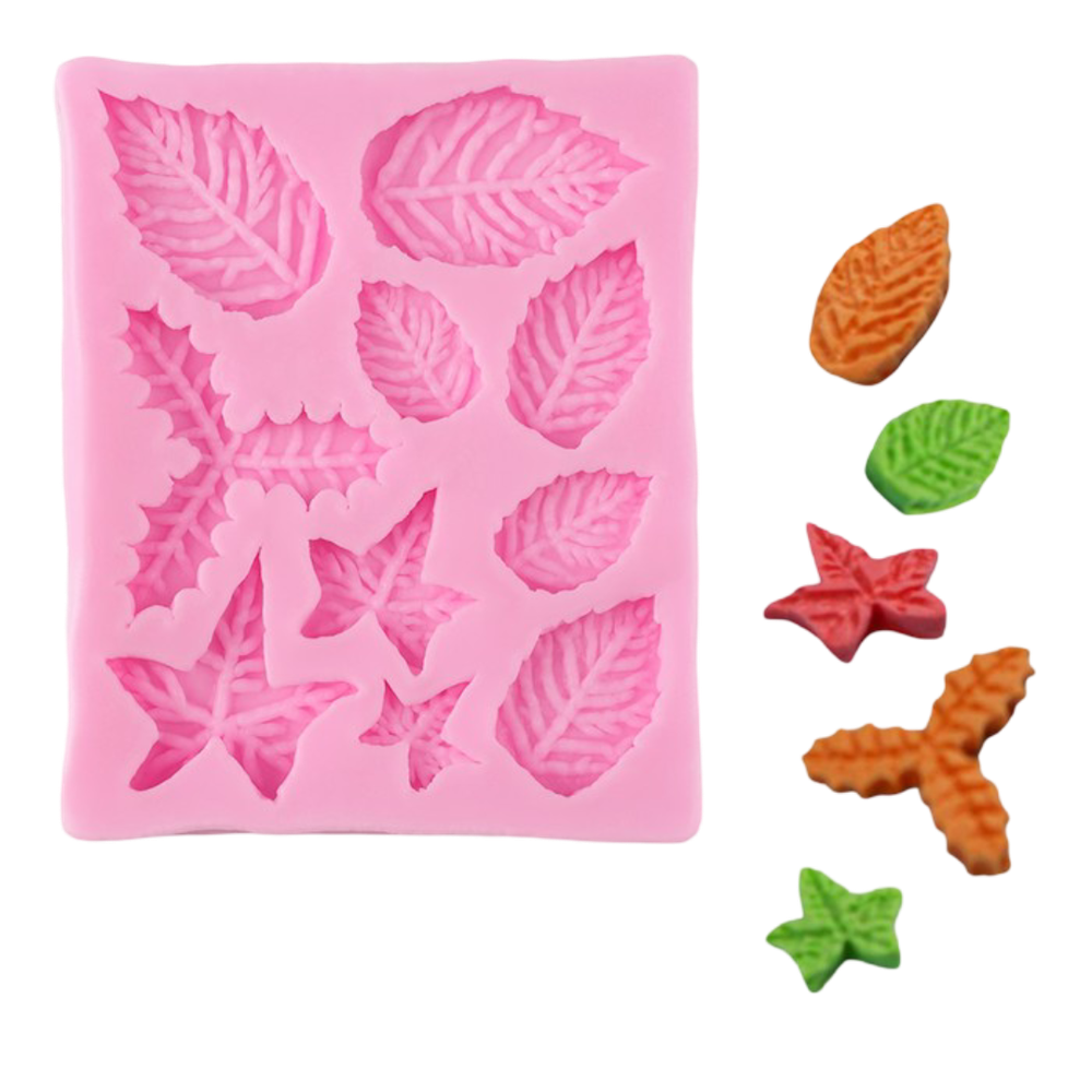 Молд «Листики», 9х7,2 см