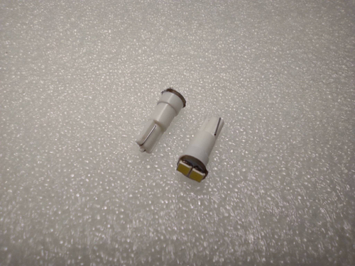 W1.2W (2 диода) / Автолампа светодиодная, белый (за 1 шт.)