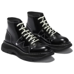Alexander McQueen Tread Lace Up Boots "Black"