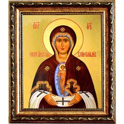 Албазинская (Слово Плоть Бысть). Икона Божьей Матери на холсте.