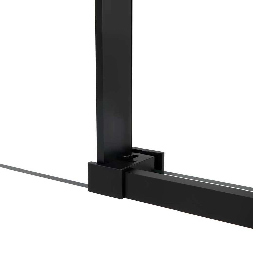 Душевая дверь Слим Софт (Slim Soft) VDS-1SS110CLB, 1100, черный, стекло прозрачное
