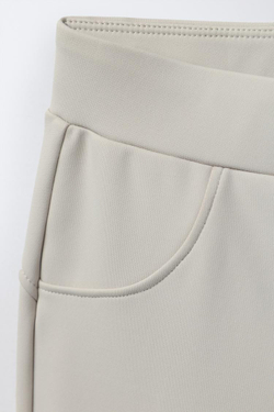 ZARA ЛЕГГИНСЫ ДЛЯ ВЕРХОВОЙ ЕЗДЫ, БЕЖЕВЫЙ МЕЛАНЖ