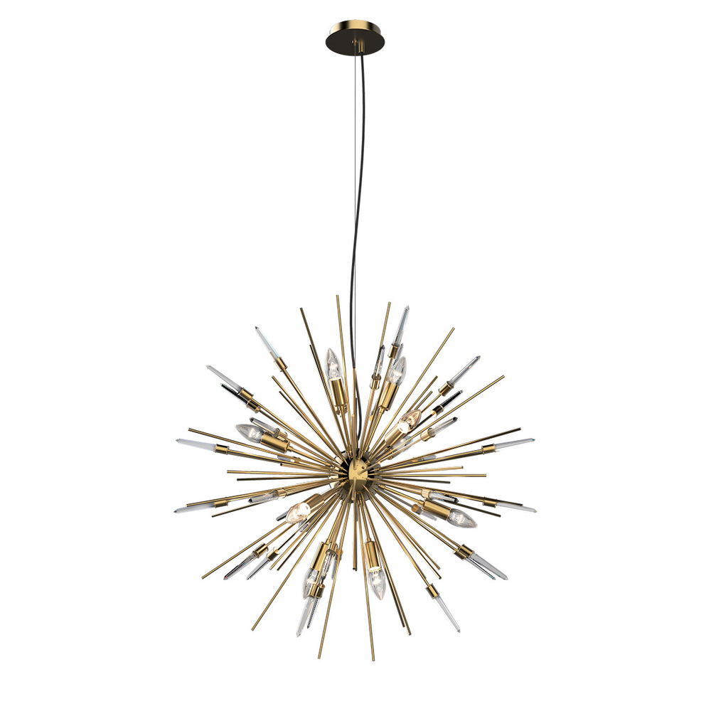 Люстра Boivin 12A gold/ clear crystal