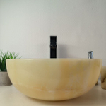 Раковина из оникса Bowl Yellow BO-66077 40*40*15 из натурального камня