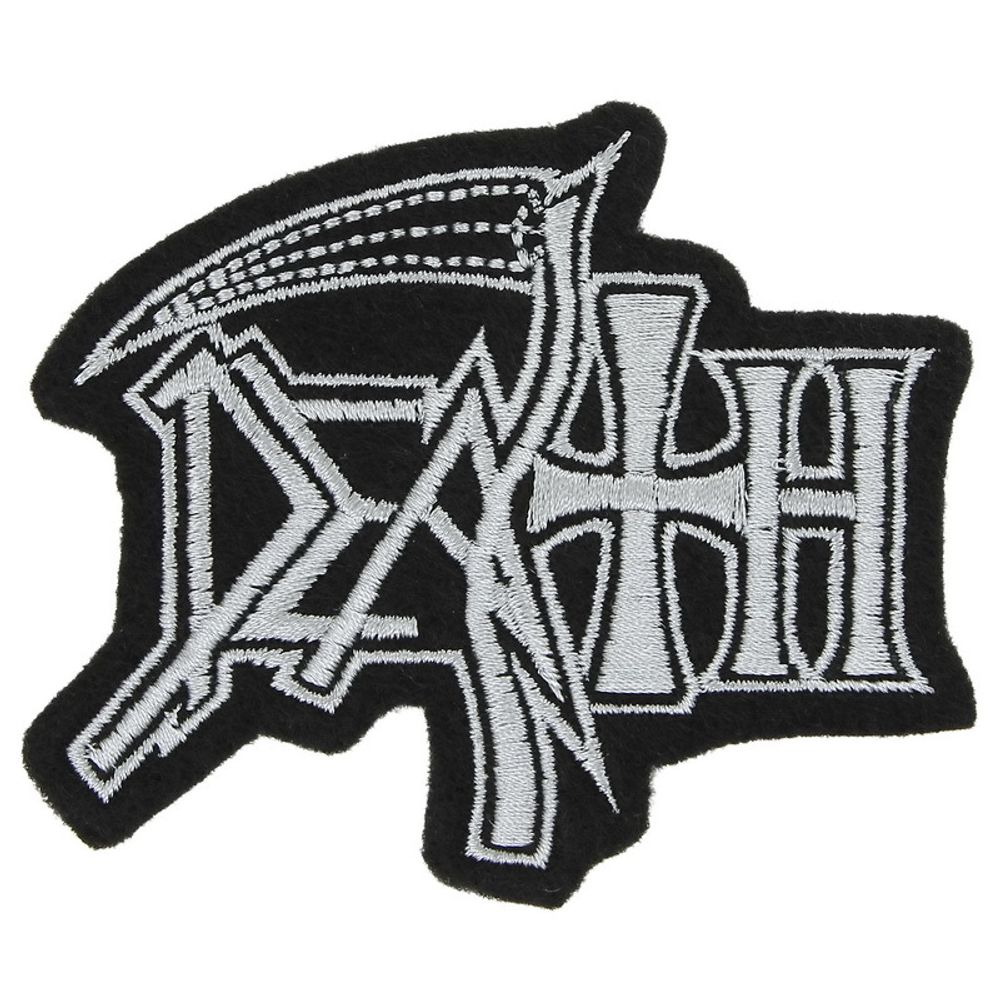 Нашивка Death лого вырезанное (189)