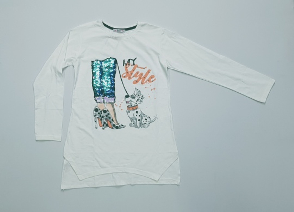 7011 Джемпер для девочки начес Remi Kids