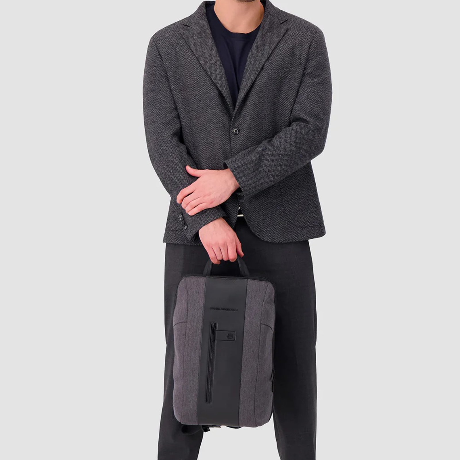 Рюкзак с расширением Piquadro Brief CA6384BR2/Grey-Nero